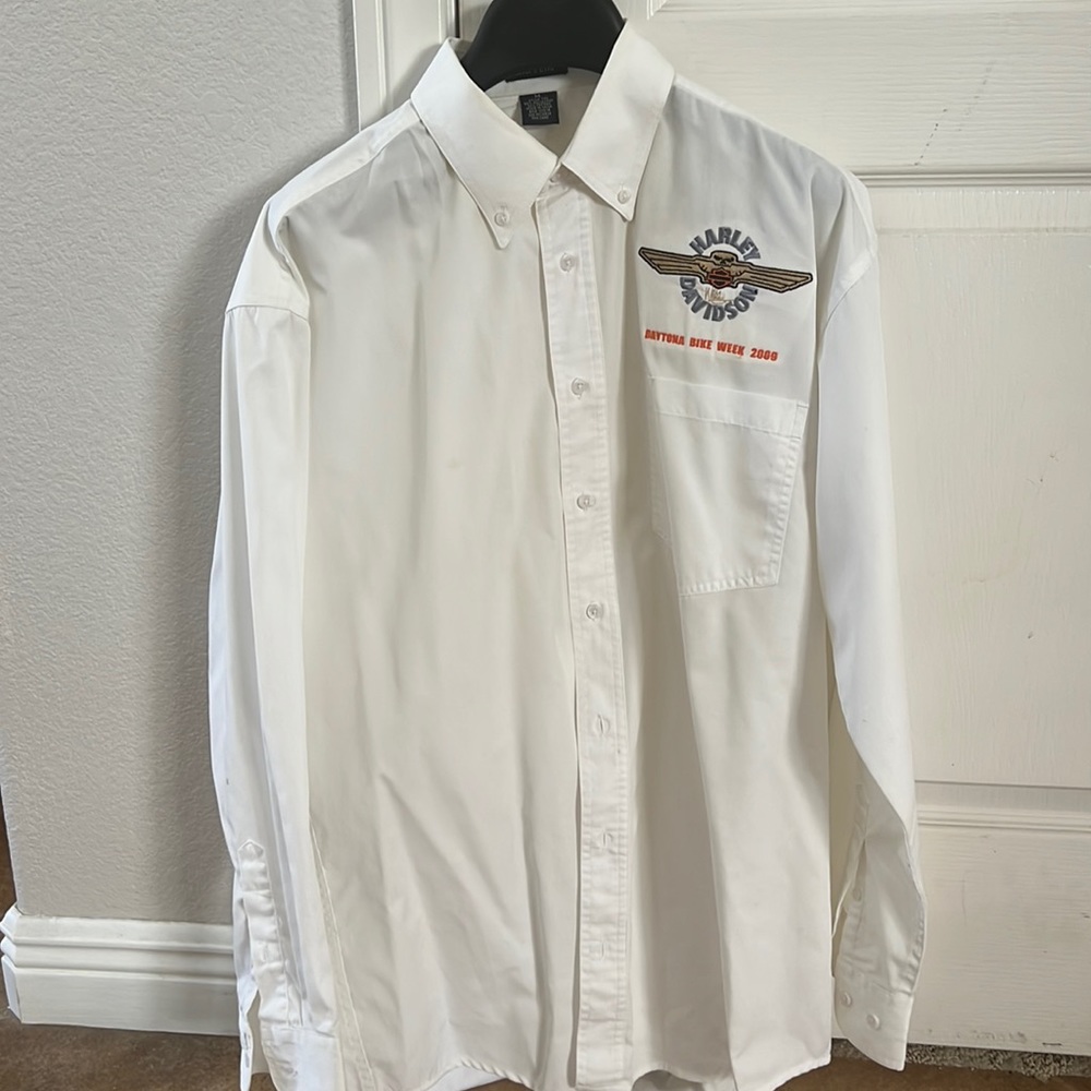 Collector’s Edition 2009 Daytona Bike Week Harley Davidson Shirt + Free Bike Tie